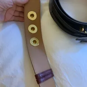 Hermes | Accessories | Hermes Belt Burgundy Size 27  display picture 3